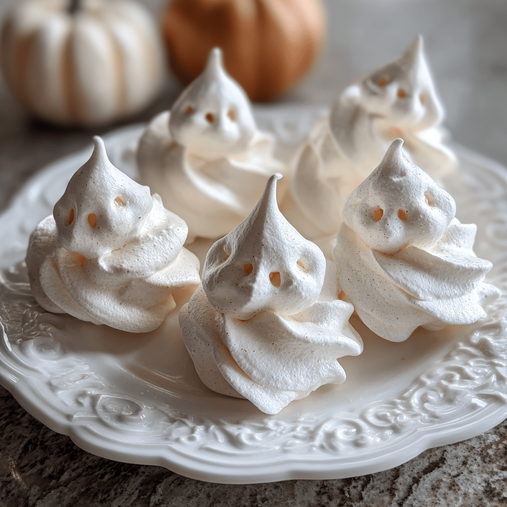 Ghost Meringues