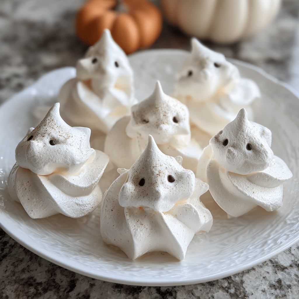 Ghost Meringues