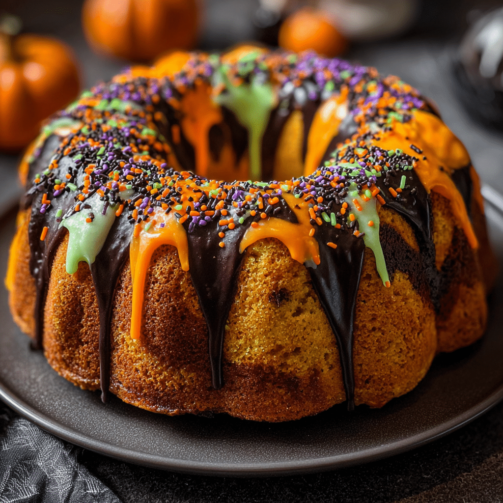 Halloween Bundt Cake