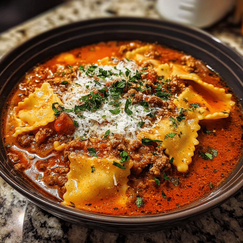 Lasagna Soup