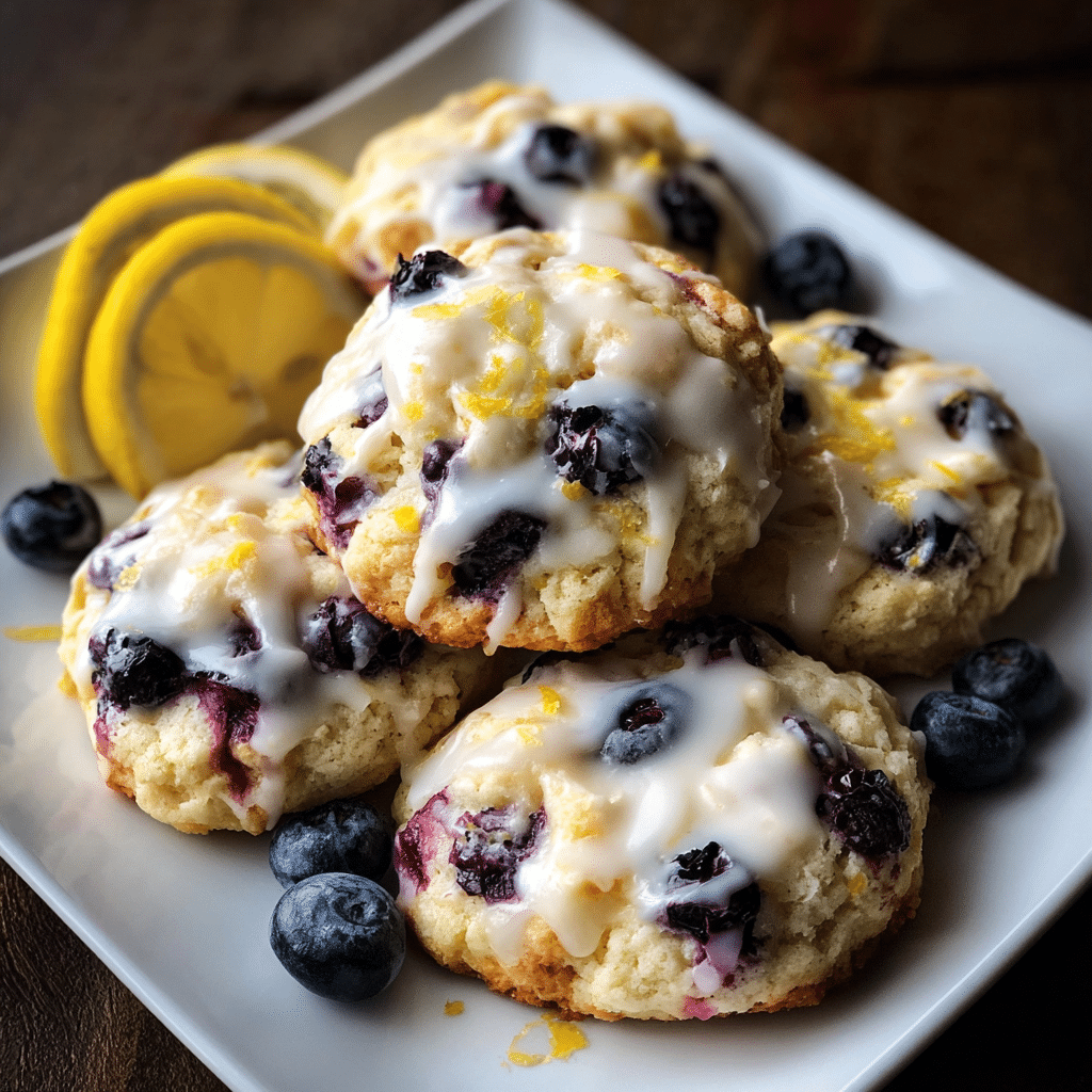 Lemon Blueberry Cheesecake Cookies