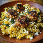 Lemon Chicken Feta Meatballs