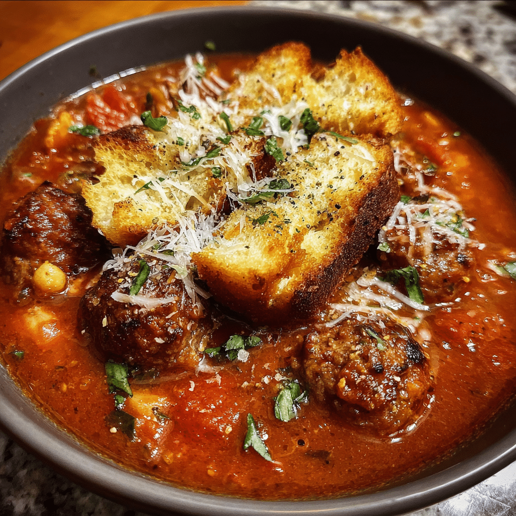 Meatball Sub Soup