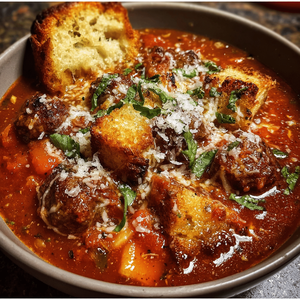 Meatball Sub Soup