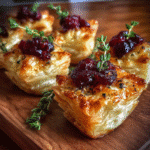 Mini Cranberry & Brie Phyllo Tarts
