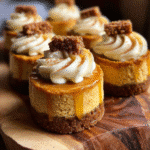 Mini Pumpkin Curd Cheesecakes