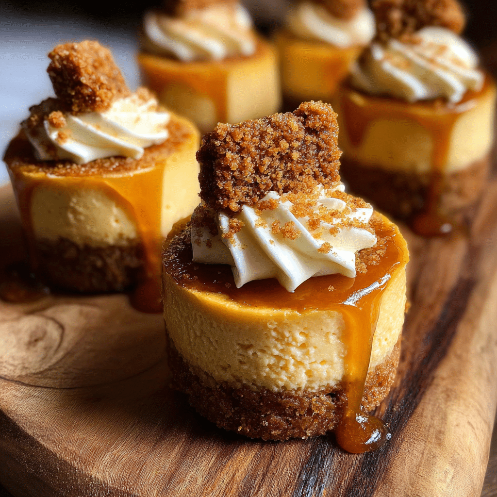Mini Pumpkin Curd Cheesecakes