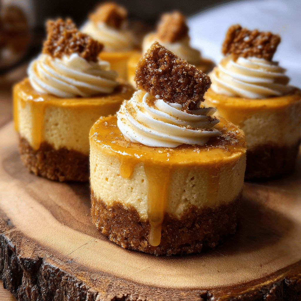 Mini Pumpkin Curd Cheesecakes
