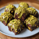 Pistachio Ferrero Rocher Brownies
