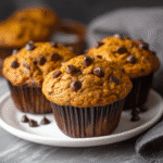 Pumpkin Chocolate Chip Muffins