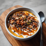 Pumpkin Pie Greek Yogurt Bowl