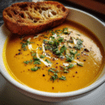 Pumpkin Soup with Apple & Leek