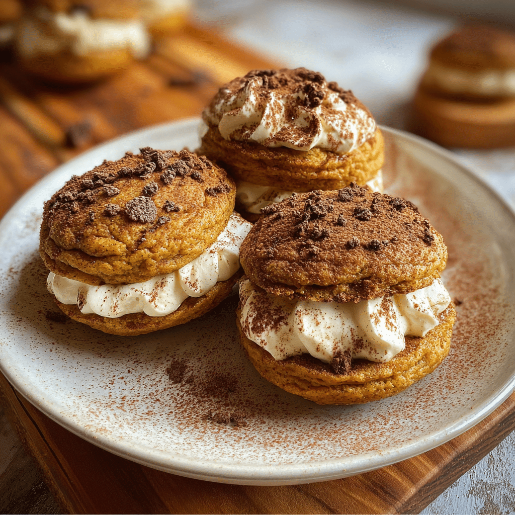 Pumpkin Tiramisu Cookies