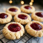 Raspberry Thumbprint Cookies