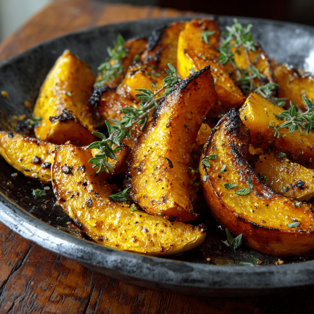 Roasted Winter Squash Wedges