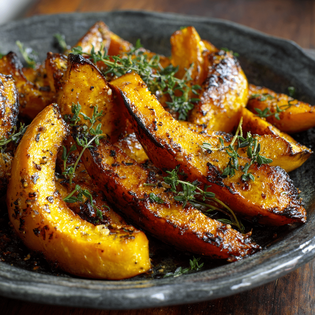 Roasted Winter Squash Wedges