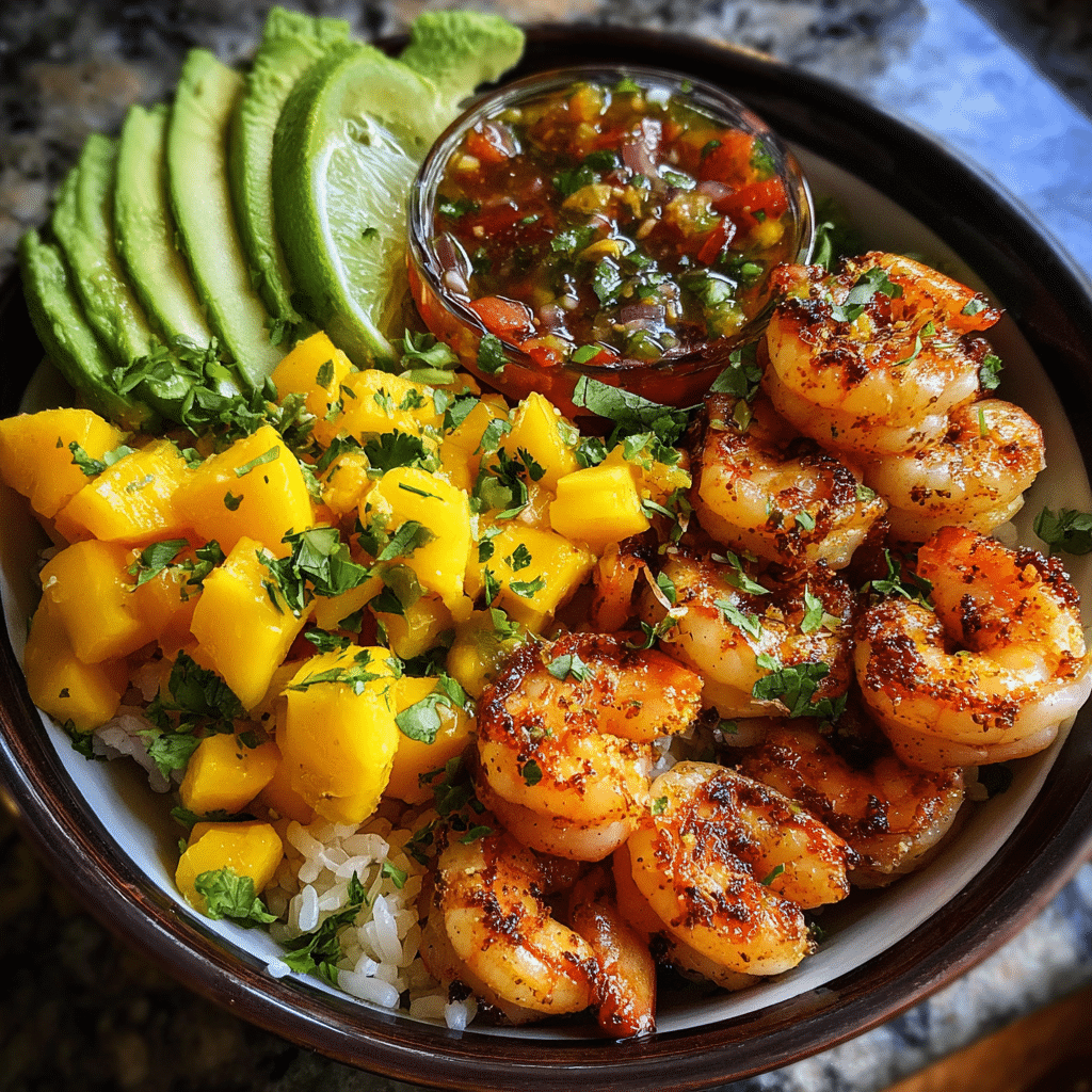 Shrimp and Avocado Bowls