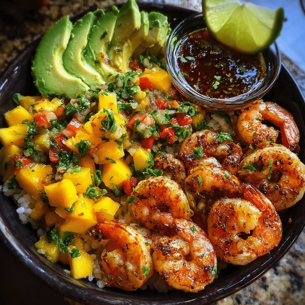 Shrimp and Avocado Bowls