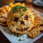 Skellington Cheese Ball Appetizer
