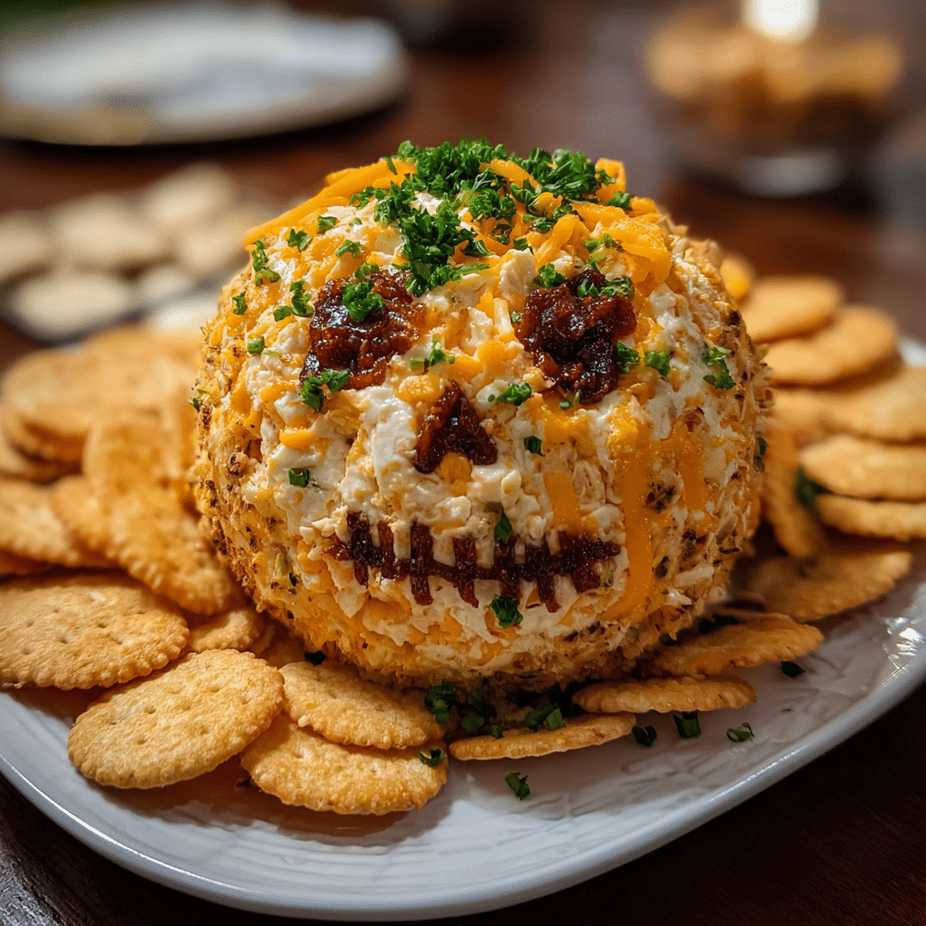 Skellington Cheese Ball Appetizer