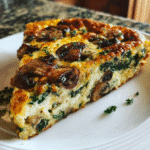 Spinach and Mushroom Cottage Cheese