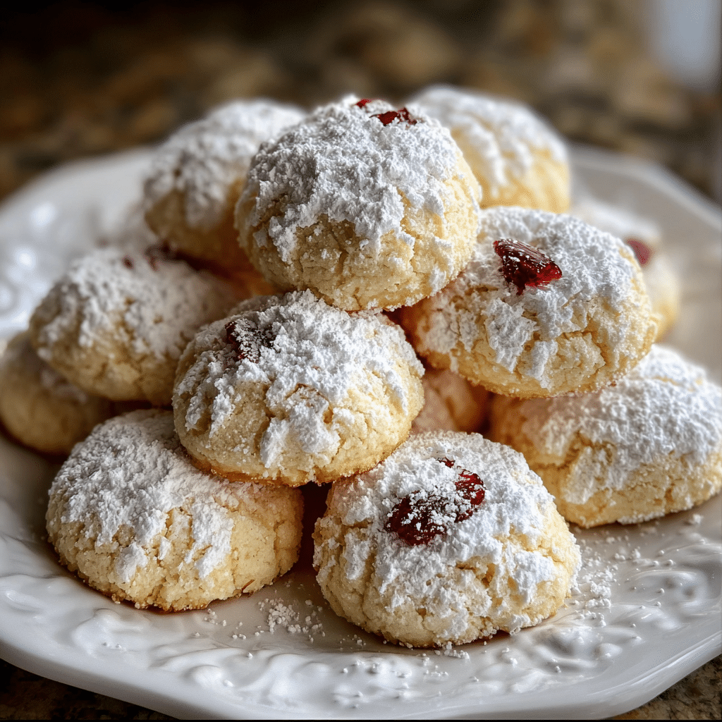 Almond Snow Cookies