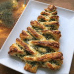 spinach puff pastry christmas tree