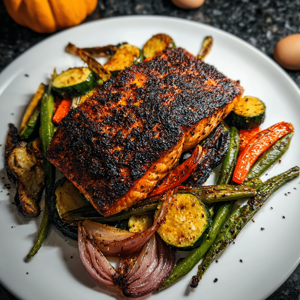 blackened salmon