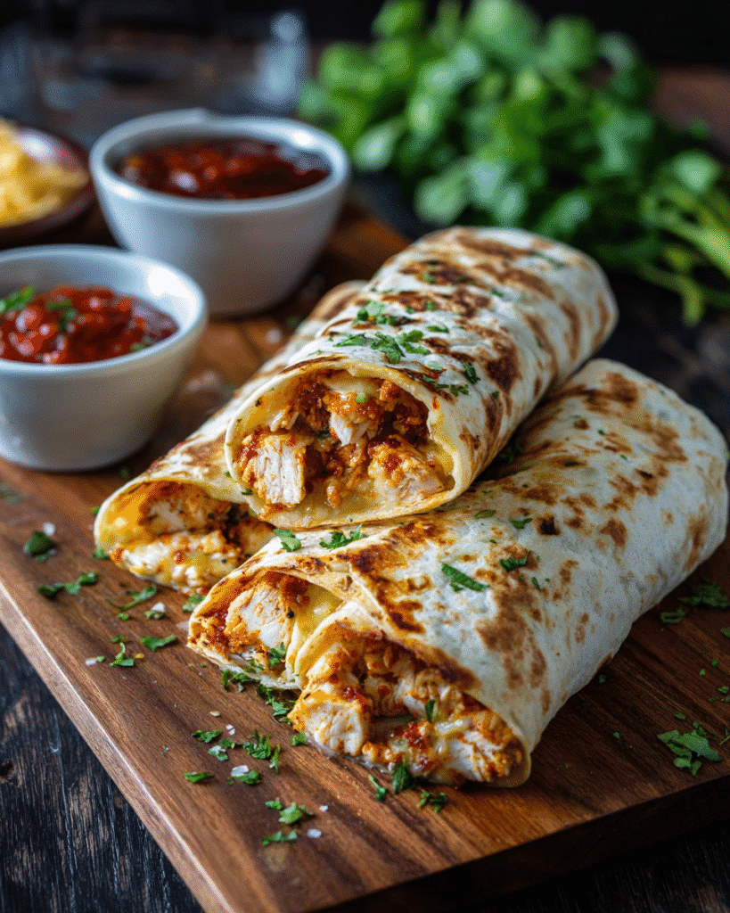 Cheesy Garlic Chicken Wraps: 5 Mouthwatering Secrets Revealed!