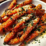 Crispy Parmesan Roasted Carrots