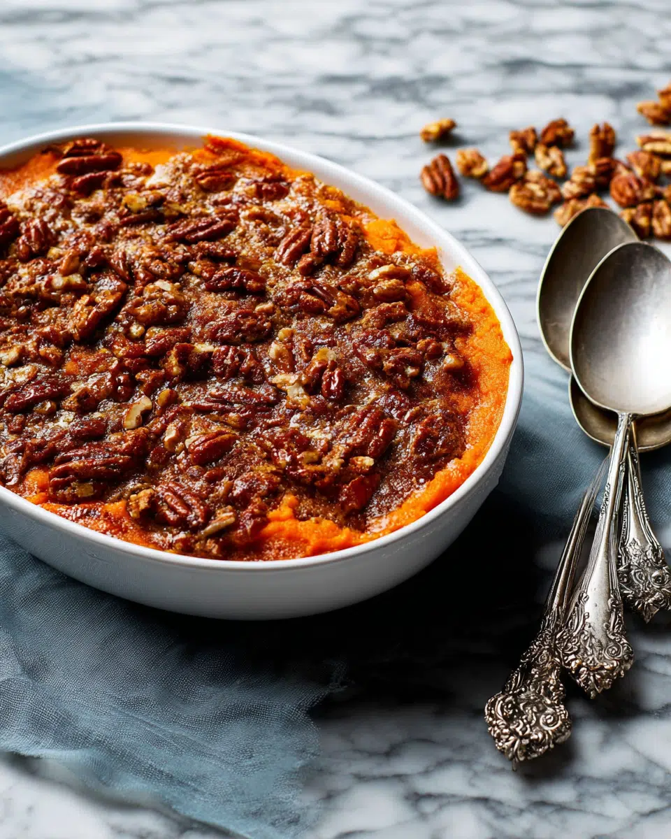 Southern Maple Sweet Potato Casserole: A Pecan Paradise!