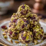 How to Make Warm Cranberry Pistachio Goat Cheese Truffles