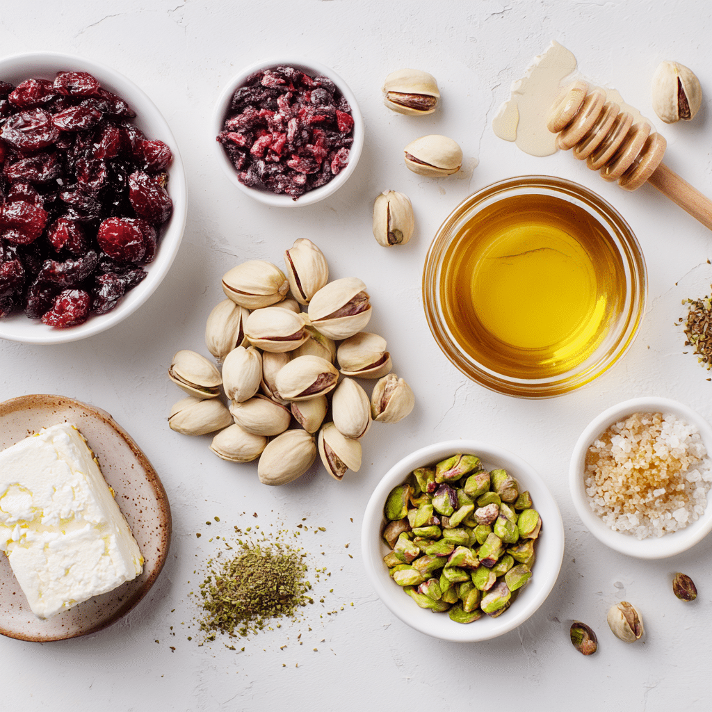 How to Make Warm Cranberry Pistachio Goat Cheese Truffles