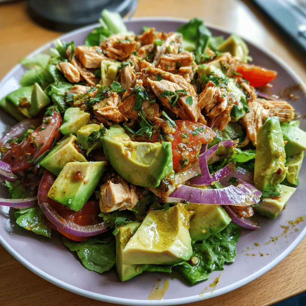 Avocado Chicken Protein Salad