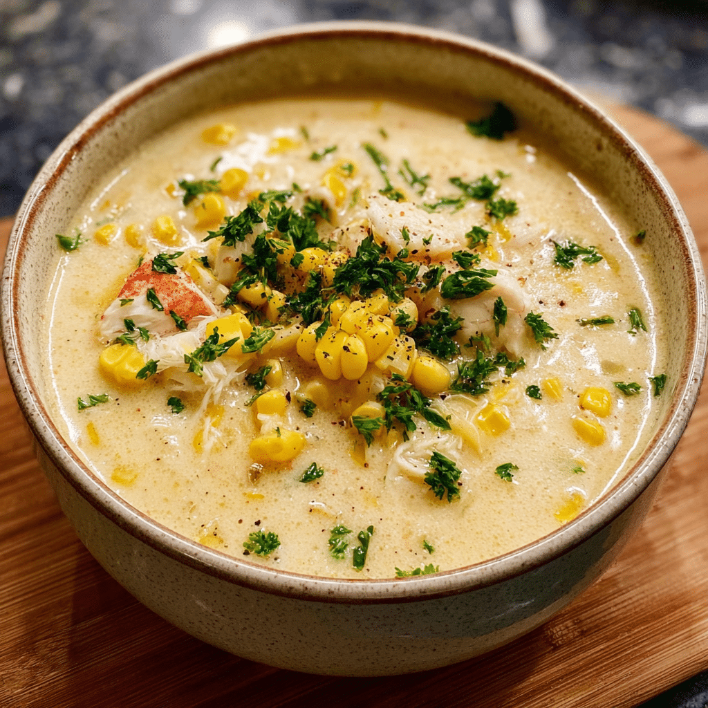 Bobby Flays Crab & Corn Chowder