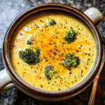 Crockpot Broccoli Cheese Soup
