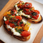 Savory Burrata & Roasted Tomato Toast