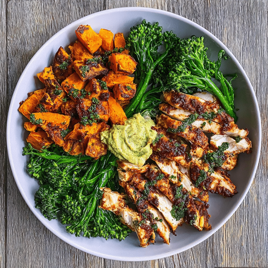 Chicken and Sweet Potato Bowls