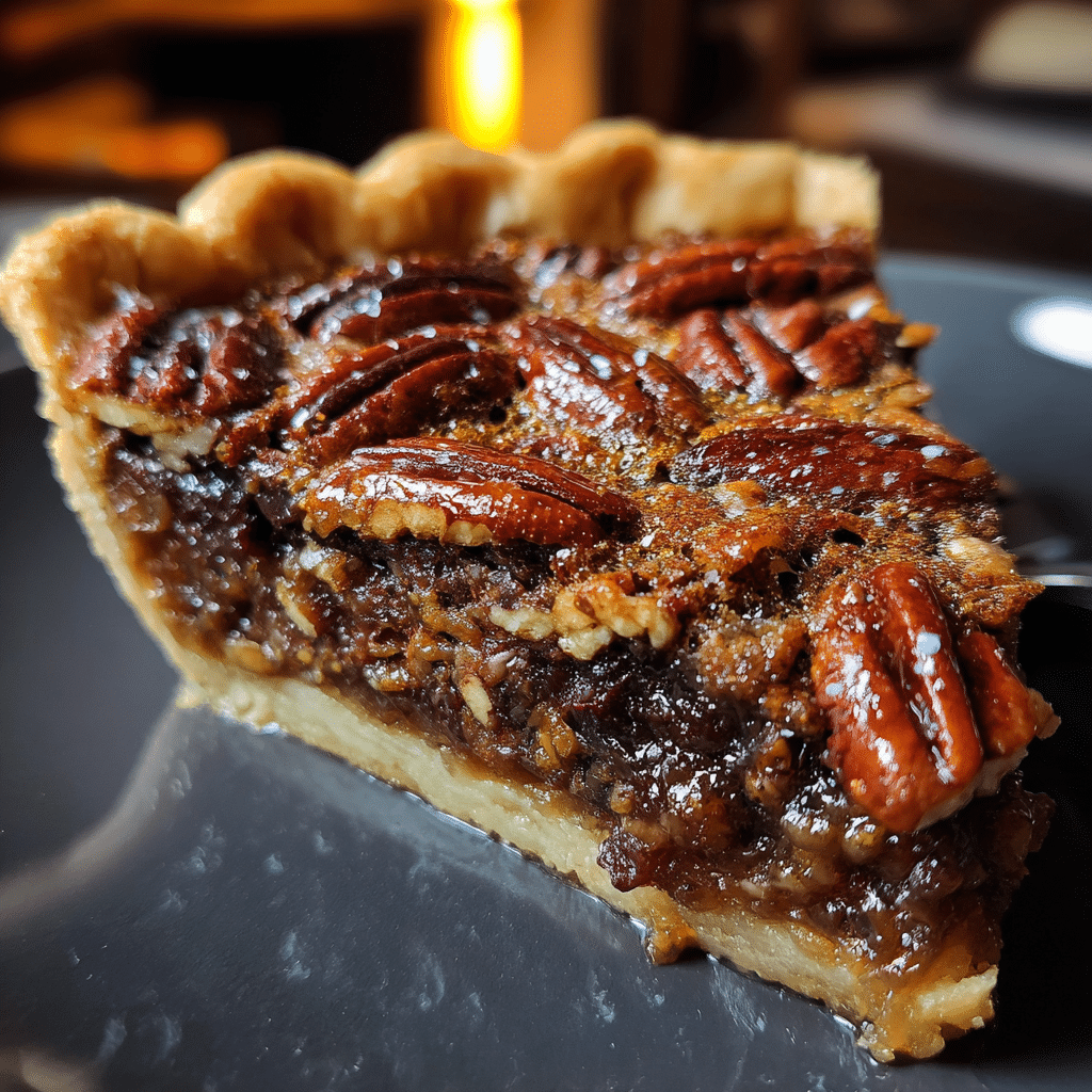 Chocolate Bourbon Pecan Pie