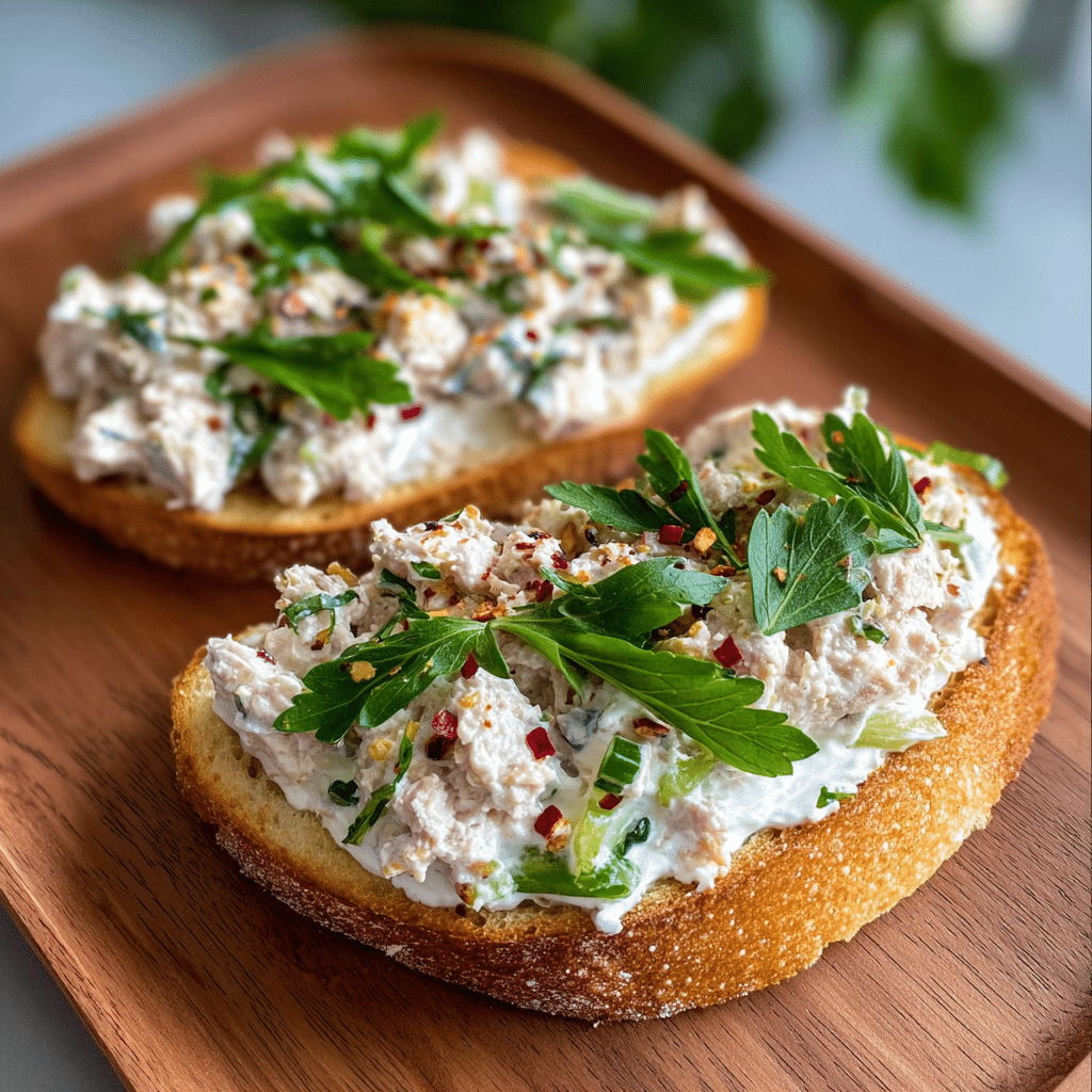 Cottage Cheese Tuna Salad Toast