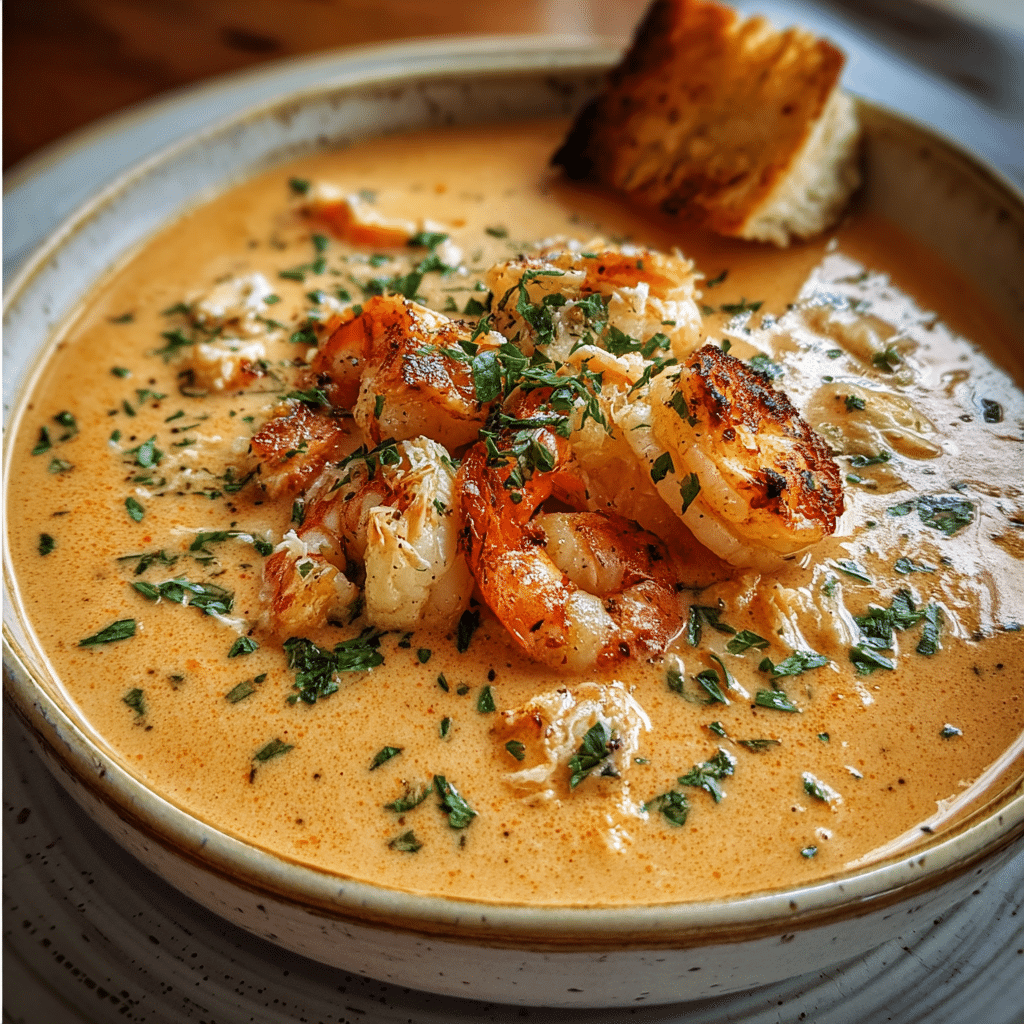 Crab and Shrimp Seafood Bisque