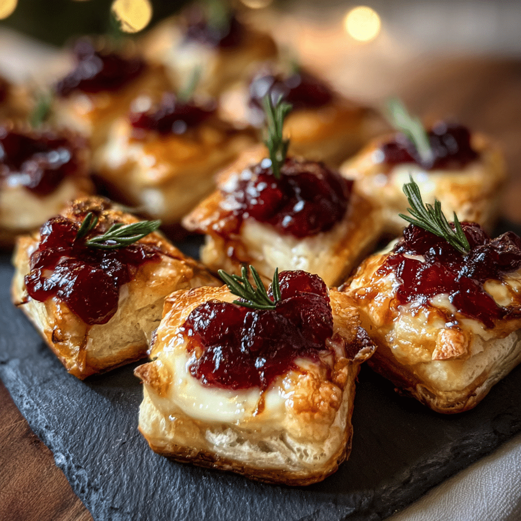 Cranberry Brie Bites