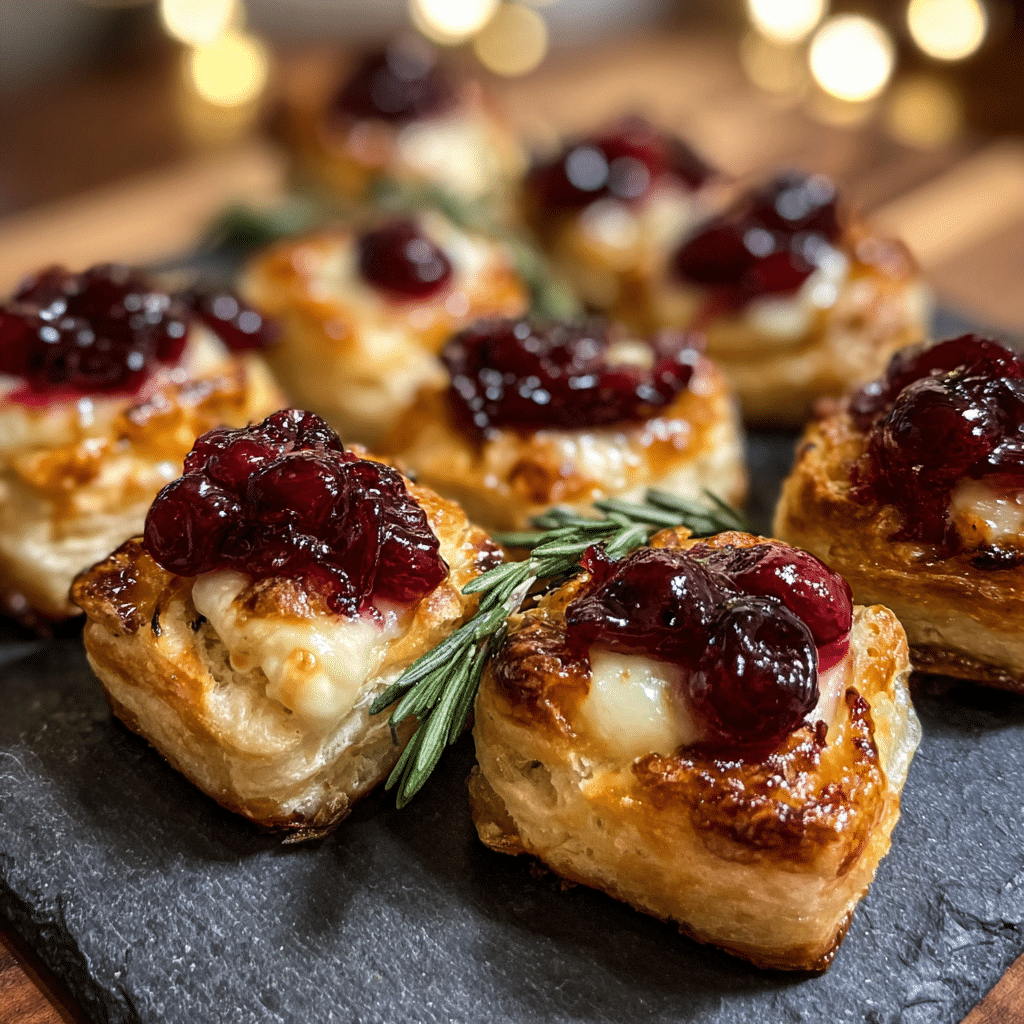 Cranberry Brie Bites