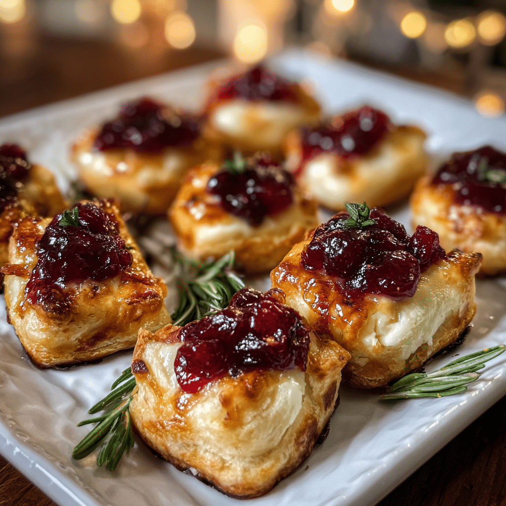 Cranberry Brie Bites