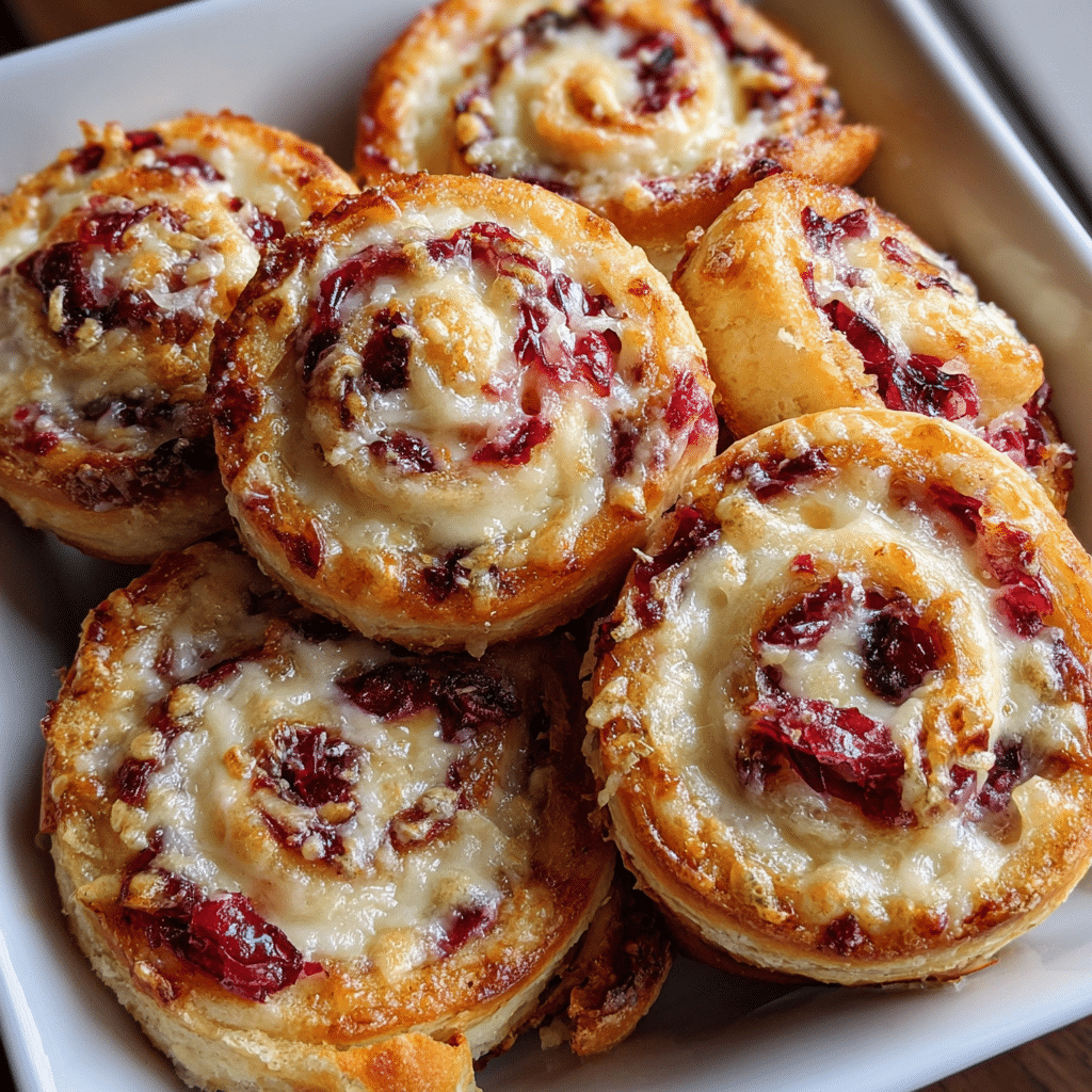 Cranberry Cream Cheese Pinwheels