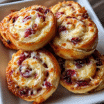 Cranberry Cream Cheese Pinwheels
