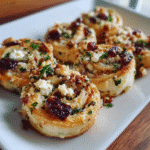 Cranberry Feta Pinwheels