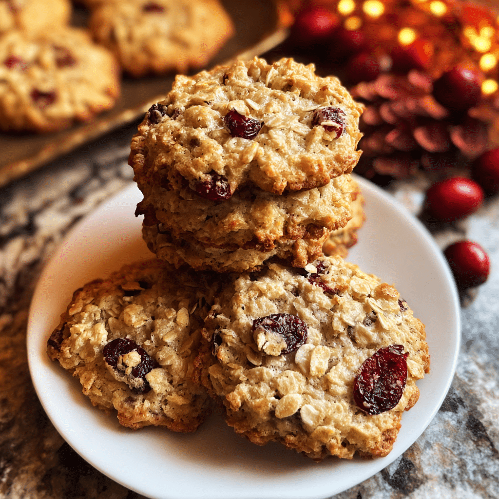 Cranberry Oatmeal Cookies