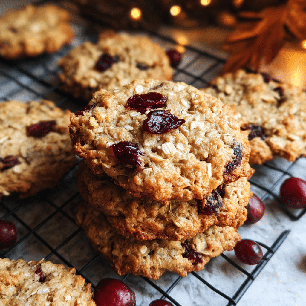 Cranberry Oatmeal Cookies