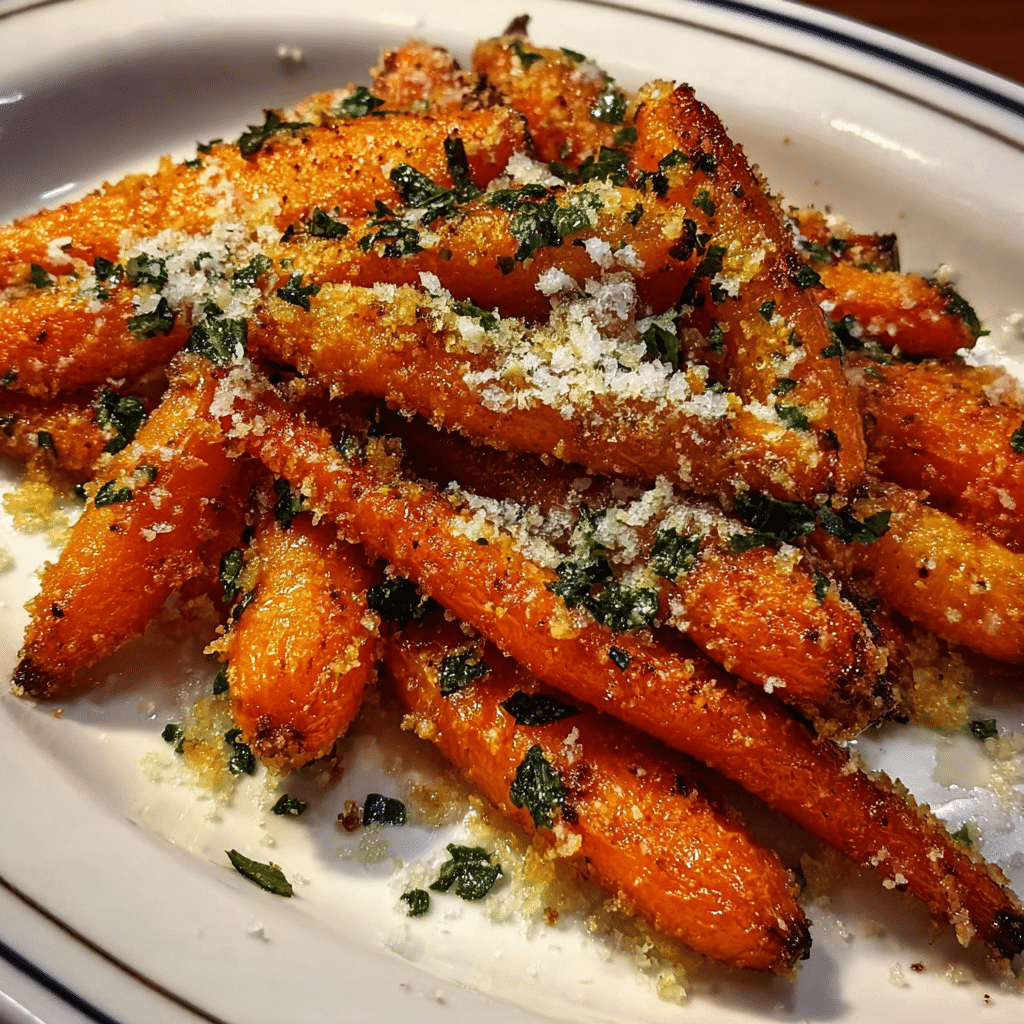 Parmesan Roasted Carrots